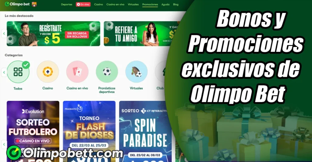 Descubre los bonos y promociones exclusivos de Olimpo Bet en Perú